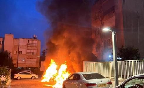 احتراق 4 سيارات في هرتسليا قرب تل أبيب