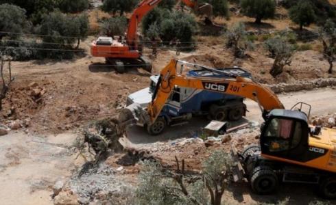 جرافات الاحتلال - أرشيفية