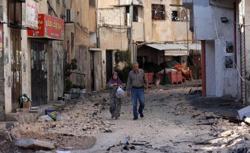آثار العدوان الإسرائيلي على مدينة جنين