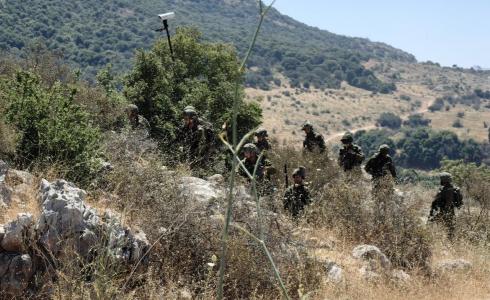 جنود من الجيش الإسرائيلي عند الحدود اللبنانية