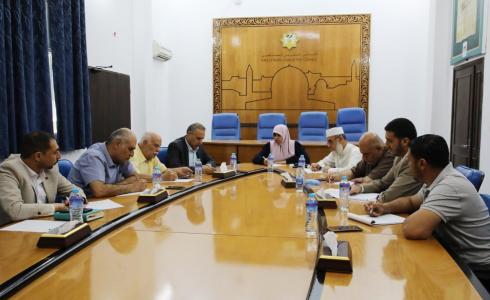 لجنة الرقابة بالتشريعي تناقش قضايا الحريات العامة مع الهيئة المستقلة لحقوق الانسان