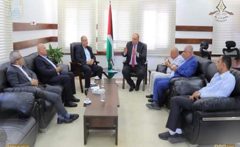 وزير التعليم العالي يستقبل وفد جامعة غزة برئاسة العالول 