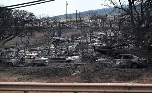 1100 مفقود في حرائق بولاية هاواي الأمريكية