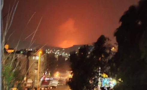 انفجارات ضخمة في محيط دمشق