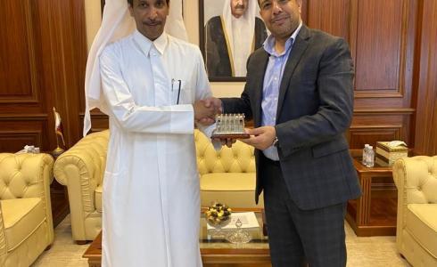 بلديتا جباليا النزلة والدوحة تبحثان إمكانية تنفيذ مشاريع لإعادة تأهيل الطرق