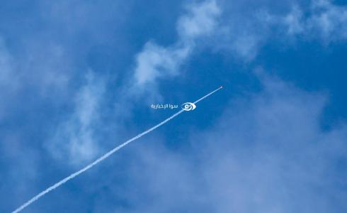 لحظة إطلاق صاروخ من غزة / ارشيف