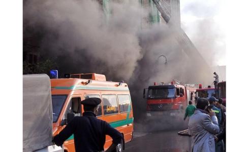 حريق حافلة ركاب في باكستان