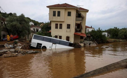 آثار عاصفة دانيال في ليبيا