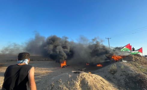 مواجهات مع الاحتلال على حدود غزة