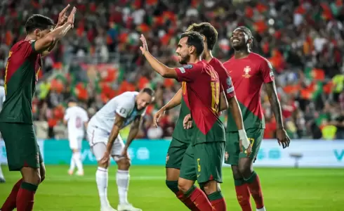 من مباراة البرتغال اليوم