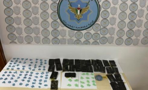 ضبط 1615 حبة "اكستازي" و3 كيلو حشيش في الخليل