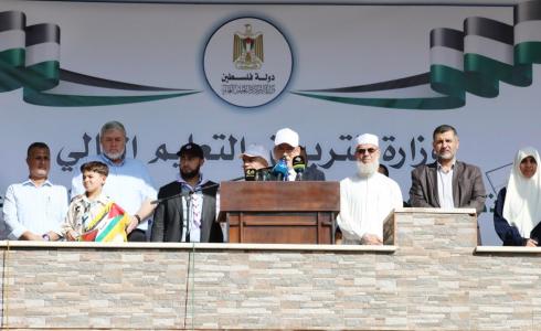 خلال مسير كشفي بذكرى اندحار الاحتلال عن غزة