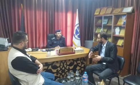 الضمير تنفذ زيارة ميدانية لنظارة مركز شرطة القرارة في محافظة خانيونس