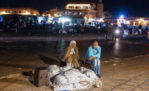 خروج المغربيين للشوارع في أعقاب الزلزال