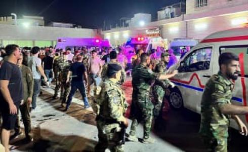 هل نجو العريس والعروسة بعد اشتعال النار بحفل زفافهما ووفاة أكثر من 100