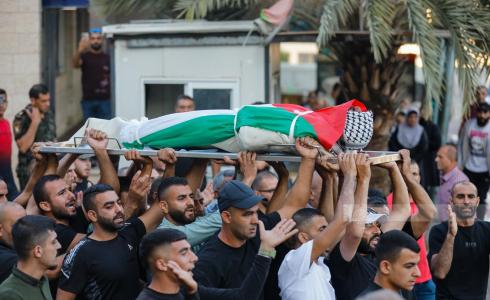 تشييع جثمان الشهيد بلال قدح من رام الله