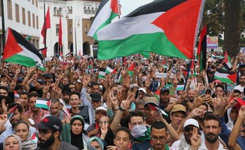 تظاهرات في المغرب نصرة لغزة