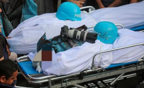غزة - ارتفاع حصيلة الشهداء الصحفيين منذ 7 أكتوبر