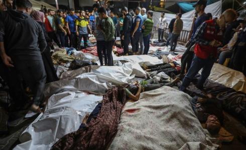 الاحتلال يرتكب مجزرة بعد قصف المستشفى الأهلي العربي في غزة
