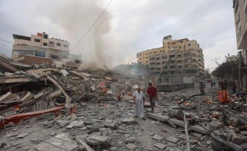 أخبار غزة الآن – حي الرمال يتحول الى أكوام من الركام