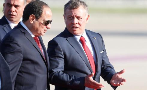 حرب غزة تتصدر محادثة الرئيس المصري وملك الأردن