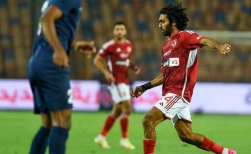 من مباراة الأهلي وإنبي