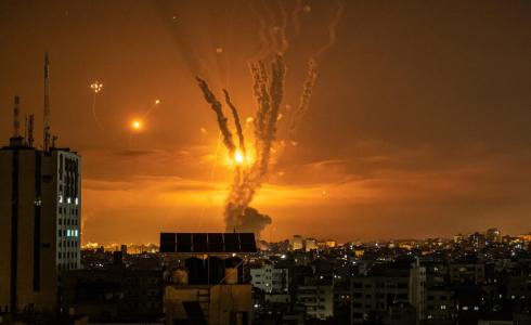 إطلاق الصواريخ من غزة صوب إسرائيل