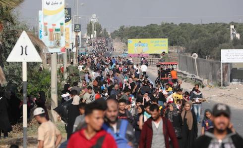 شهداء وجرحى باستهداف للنازحين إلى جنوب قطاع غزة