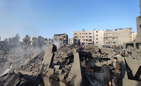 الجيش الإسرائيلي قصف بقنابل تزن طنا مناطق في غزة