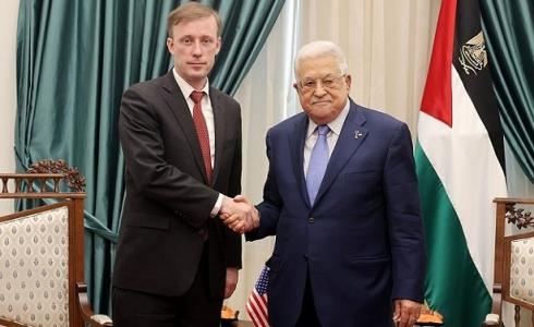 الرئيس عباس خلال لقائه بسوليفان: لم نخرج من غزة لنعود إليها