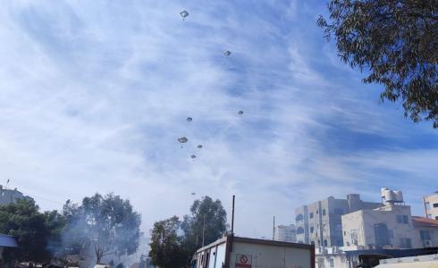 الجيش الأردني ينفذ 3 إنزلات جوية شمال قطاع غزة