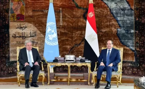 السيسي وغوتيريش