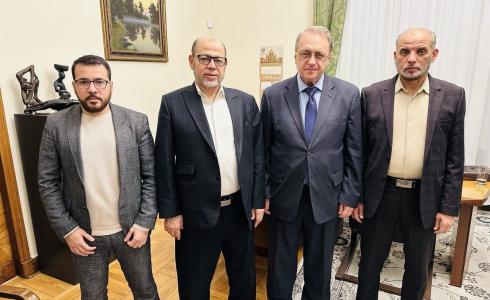 وفد حماس يلتقي نائب وزير الخارجية الروسي