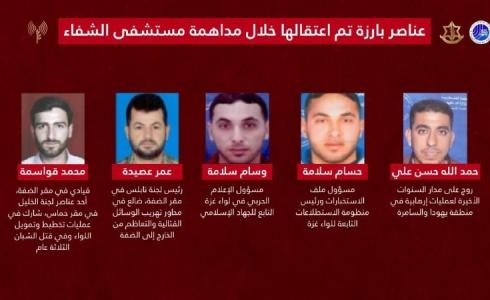 حماس تنفي اعتقال قادة من المقاومة في مجمع الشفاء غربي غزة