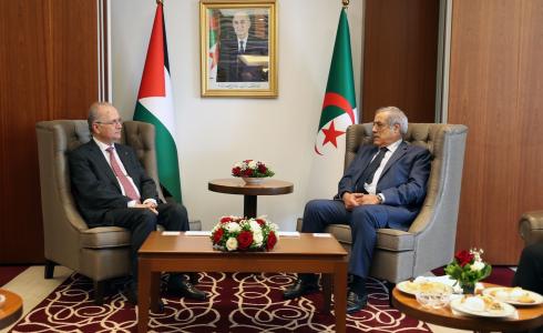 رئيس الوزراء محمد مصطفى يلتقي نظيره الجزائري ووزير الخارجية