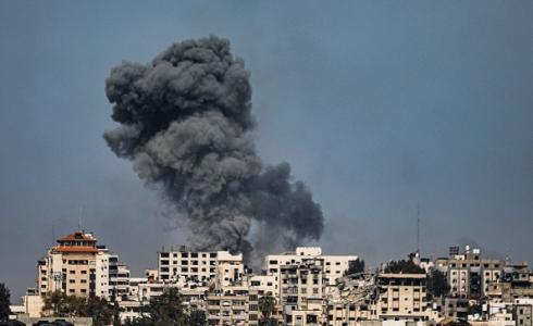 قصف غزة