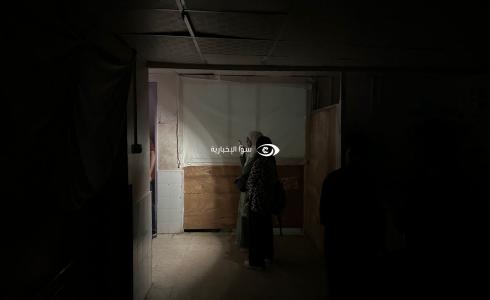 غزة - إعادة تشغيل الكهرباء في مستشفى شهداء الأقصى