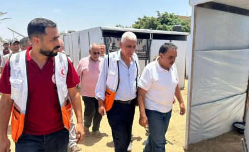 افتتاح مخيم " بسمة أمل" للأشخاص ذوي الإعاثة في دير البلح