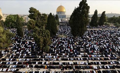 صلاة عيد الأضحى في المسجد الأقصى