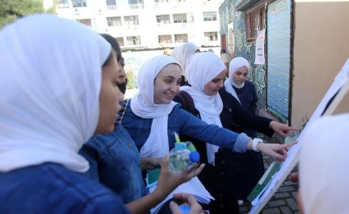 أسماء العشر الأوائل للفرع الأدبي من طلبة توجيهي 2007 في قطاع غزة - تعبيرية