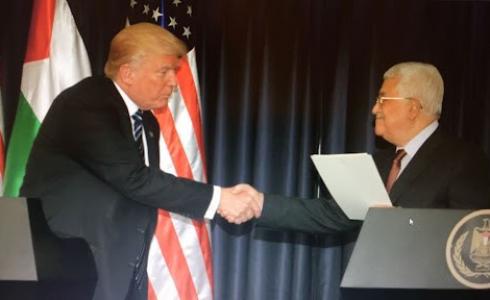 الرئيس الفلسطيني محمود عباس ودونالد ترامب - أرشيف