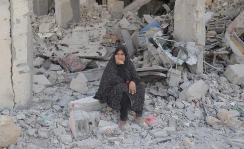 من آثار القصف الإسرائيلي على غزة