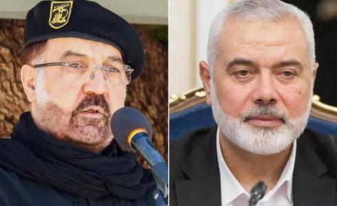 إسماعيل هنية وفؤاد شكر