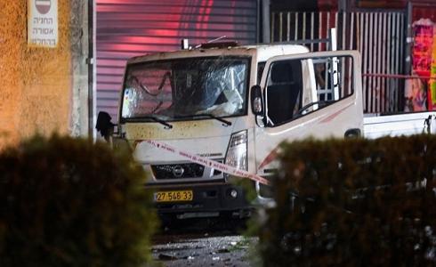 من مكان عملية التفجير بتل أبيب