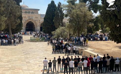 صلاة الجمعة في المسجد الأقصى اليوم