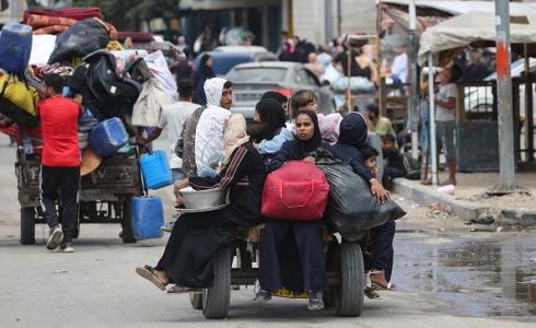 نازحون في قطاع غزة - تعبيرية