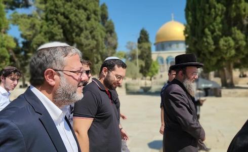 بن غفير يقتحم المسجد الأقصى