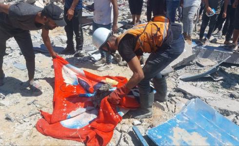 مخيم البريج - استشهاد رضيعة ووالدتها في قصف إسرائيلي