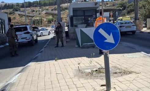 من مكان عملية الطعن جنوب القدس