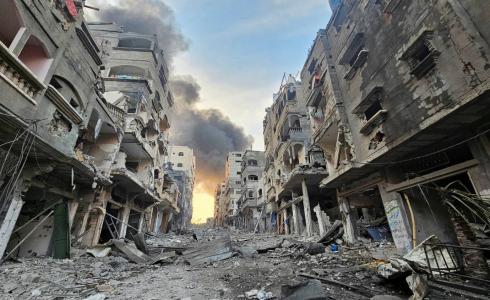 آثار الدمار شمال قطاع غزة